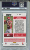 2017 Patrick Mahomes II Panini Playoff ROOKIE RC PSA 9 #204 Kansas City Chiefs 5088