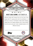 2023 Caleb Williams Bowman University Best ROOKIE RC #100 Chicago Bears 2