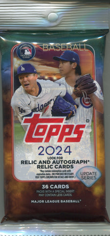 2024 Topps Update Series Baseball, Jumbo Value Fat Pack