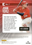 2022 Juan Yepez Panini Chronicles ESSENTIALS GOLD ROOKIE 04/10 RC #7 St. Louis Cardinals