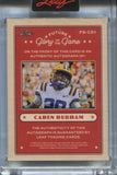 2025 Caden Durham Leaf Glory of the Game RED WHITE AND BLUE ROOKIE AUTO 1/5 AUTOGRAPH RC #FG-CD1 LSU Tigers