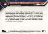 2023 London Series Topps Now LONDON SERIES AT QUEEN ELIZABETH PARK #495 England 2