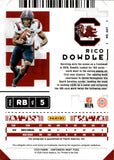 2020 Rico Dowdle Panini Contenders Draft Picks COLLEGE TICKET ROOKIE AUTO AUTOGRAPH #267 Carolina Panthers