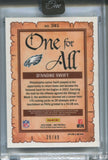 2023 D'Andre Swift Panini One GREEN DUAL PATCH AUTO 39/49 AUTOGRAPH RELIC #345 Philadelphia Eagles