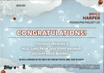 2020 Bryce Harper Topps Walmart Holiday JERSEY RELIC #WHR-BH Philadelphia Phillies