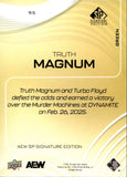 2026 Truth Magnum Upper Deck SP Signature Edition GREEN 09/25 #95 AEW