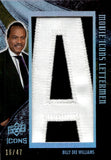 2008 Billy Dee Williams Upper Deck Icons MOVIE ICONS LETTERMAN "A" #BW4 Brian's Song