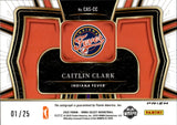 2025 Caitlin Clark Panini Select WNBA COURTSIDEA ACTION WHITE FLASH AUTO 01/25 AUTOGRAPH #CAS-CC Indiana Fever