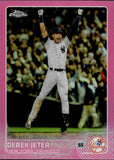 2015 Derek Jeter Topps Chrome PINK REFRACTOR #1 New York Yankees
