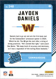 2024 Jayden Daniels Donruss Optic RATED ROOKIE RC #248 Washington Commanders 2