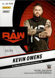 2023 Kevin Owens Panini Revolution SUNBURST AUTO 38/99 AUTOGRAPH #AG-KON Monday Night Raw