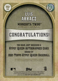 2021 Luis Arraez Topps Gypsy Queen AUTO AUTOGRAPH #GQA-LA Minnesota Twins