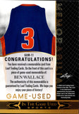 2024 Ben Wallace Leaf In the Game Used JERSEY RELIC #GUM-11 Detroit Pistons