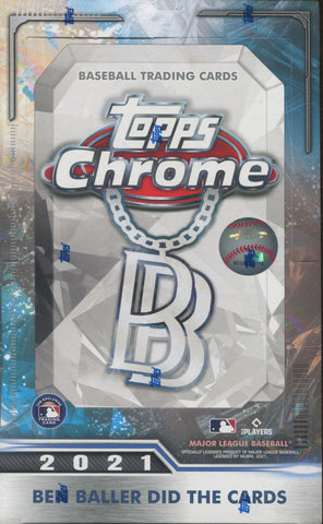 2021 Topps Chrome Ben Baller Edition Baseball Hobby, Box