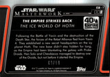 2020 The Ice World Hoth Topps Star Wars SSP WOOD 09/10 THE EMPIRE STRIKES BACK #ESB-1 Luke Skywalker