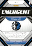 2018-19 Luka Doncic Panini Prizm EMERGENT ROOKIE RC #3 Dallas Mavericks 1