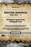 2023 Sebastian Janikowski Topps Composite IGNITE DUAL JERSEY AUTO 017/125 AUTOGRAPH RELIC #RISPA-SJ Oakland Raiders-