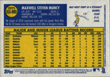 2019 Max Muncy Topps Heritage REAL ONE RED INK AUTO 59/70 AUTOGRAPH #ROA-MMU Los Angeles Dodgers