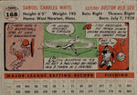 1956 Sammy White Topps #168 Boston Red Sox BV $15