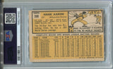 1963 Hank Aaron Topps PSA 2 #390 Milwaukee Braves HOF 4440