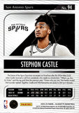 2024-25 Stephon Castle Panini Silhouette PURPLE ROOKIE 02/35 RC #94 San Antonio Spurs