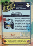 2025 Ozzie Smith Topps Shoebox Treasures PAINT SPLATTER BACK AUTO 15/15 AUTORGAPH #62A St. Louis Cardinals HOF