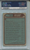 1979-80 Ken Dryden Glenn Resch Bernie Parent Topps GOALS AGAINST AVERAGE LEADERS PSA 8 #6 Canandiens Islanders Flyers 2500