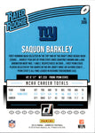 2018 Saquon Barkley Panini Donruss RATED ROOKIE RC #306 New York Giants 1