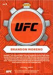 2022 Brandon Moreno Panini Donruss UFC CRAFTSMAN HOLO ORANGE LASER #6 Flyweight
