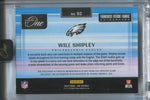 2024 Will Shipley Panini One RED ROOKIE FRANCHISE FUTURE FABRICS JUMBO PATCH AUTO 10/49 AUTOGRAPH RELIC RC #92 Philadelphia Eagles