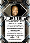 2022 Todd Bridges Leaf Pop Century GREEN WAVE AUTO 5/6 AUTOGRAPH #BA-TB1 Diff'rent Strokes