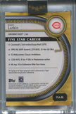 2024 Barry Larkin Topps Five Star AQUA AUTO 09/75 AUTOGRAPH #FSA-BL Cincinnati Reds HOF