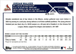 2023 Jordan Walker Topps Chrome ROOKIE RC #209 St. Louis Cardinals 2