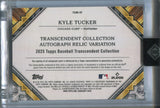 2025 Kyle Tucker Topps Transcendent Collection JUMBO BAT AUTO 21/25 AUTOGRAPH RELIC #TCAR-KT Chicago Cubs
