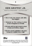 2025 Ken Griffey Jr. Topps Tribute GOLD 02/75 #6 Seattle Mariners HOF