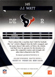 2011 J.J. Watt Donruss Elite TURN OF THE CENTURY ROOKIE AUTO 096/499 AUTOGRAPH #145 Houston Texans
