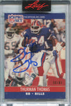 2023 Thurman Thomas Leaf Pro Set Memories AUTO 56/81 AUTOGRAPH #444 Buffalo Bills HOF