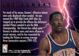 1993-94 Joe Dumars Fleer Ultra SCORING KINGS #2 Detroit Pistons