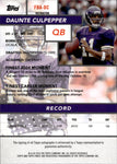 2024 Daunte Culpepper Topps Finest REFRACTOR AUTO AUTOGRAPH #FBA-DC Minnesota Vikings