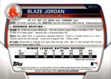 2023 Blaze Jordan Bowman Chrome BLUE RayWave 061/150 #BCP-101 Boston Red Sox