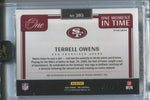 2024 Terrell Owens Panini One ONE MOMENT IN TIME AUTO 91/99 AUTOGRAPH #385 San Francsico 49ers