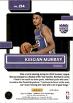 2022-23 Keegan Murray Donruss Optic CHECKERBOARD RATED ROOKIE RC #214 Sacramento Kings