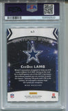 20224 CeeDee Lamb Panini Certified STARS MIRROR RED 19/99 PSA 9 #5 Dallas Cowboys 2522
