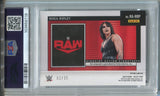 2024 Rhea Ripley Panini Select WWE PURPLE RINGSIDE ACTION SIGNATURES AUTO 02/35 AUTOGRAPH PSA 9 #RA-RRP Monday Night Raw 8718