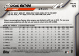 2020 Shohei Ohtani Topps Series 1 VARIATION SP #125 Anaheim Angels