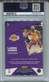 2021 LeBron James Panini Player of the Day KABOOM 95/99 PSA 9 #24 Los Angeles Lakers 0406
