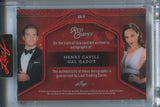 2025 Henry Cavill Gal Gadot Leaf Red Carpet SILVER FOIL DUAL AUTO 4/4 AUTOGRAPH #DA-9 Justice League