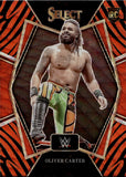2022 Oliver Carter Panini Select WWE Tiger Stripe Prizm Rookie Premier Level #138 NXT UK