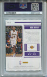 2018-19 Kobe Bryant Panini Contenders Draft Picks WHITE JERSEY SEASON TICKET PSA 10 #34 Los Angeles Lakers HOF 4239