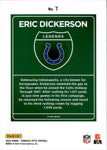 2024 Eric Dickerson Donruss Optic LEGENDS DOWNTOWN #7 Indianapolis Colts HOF
